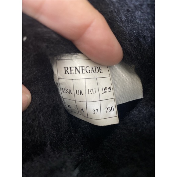 Australia Luxe Women's Sz 6 Renegade Boots Black Sheepskin - Picture 4 of 10